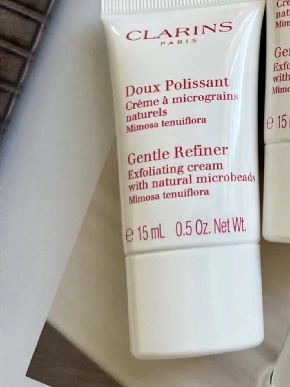 CLARINS Gentle Refiner Exfoliating Cream Nat Microbead 15ml Sealed New